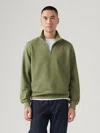 Levi's Women's Sweatshirt A8606 - Original Hm 0006 Moss Olives In Green