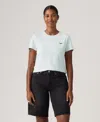 Levi's Women's The Perfect Crewneck Cotton T-shirt In White