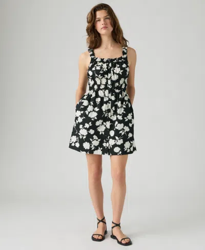 Levi's Vera Waisted Mini Dress In Multi
