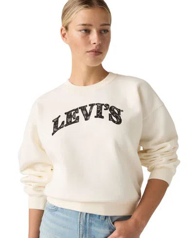 Levi's Women's Vintage Boxy Graphic Sweatshirt In Neutral