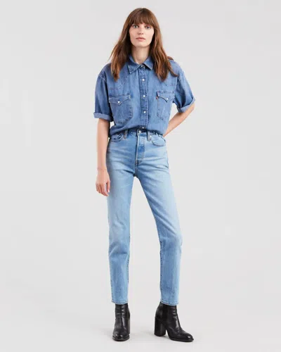 LEVI'S WOMEN'S WEDGIE FIT ANKLE JEANS IN BRIGHT SIDE LIGHT WASH