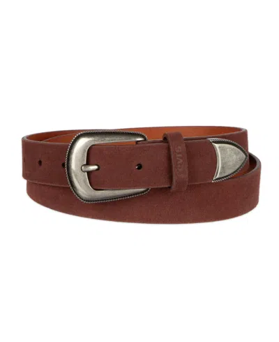 Levi's Women's Western Style Rope Detail Buckle Belt In Brown