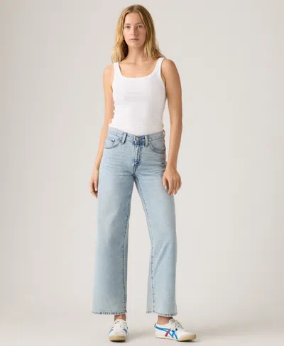 Levi's Women's Wide-leg Ankle Goodbye Jeans In Blue