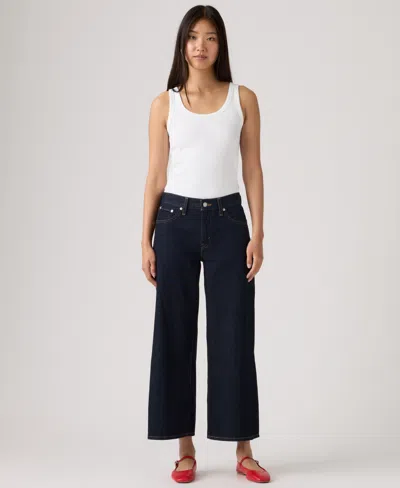 Levi's Women's Wide-leg Ankle Goodbye Jeans In Blue