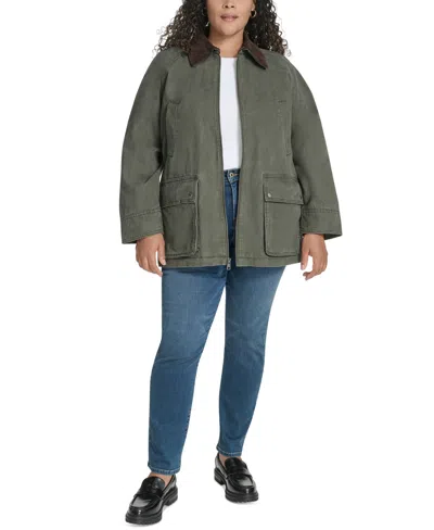Levi's Women's Zippered Barn Jacket In Green