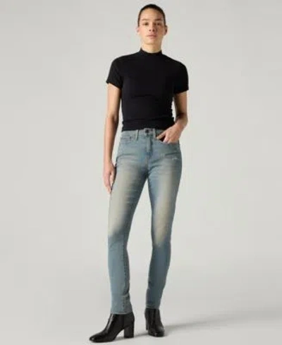 Levi's Womens 311 Mid Rise Shaping Skinny Jeans 24 26w In Black