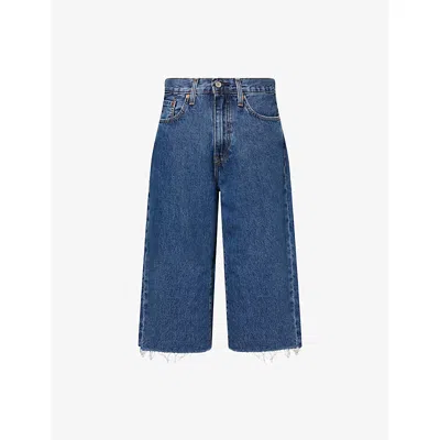 Levi's Womens Song Of The Year 478 Baggy Capri Denim Shorts