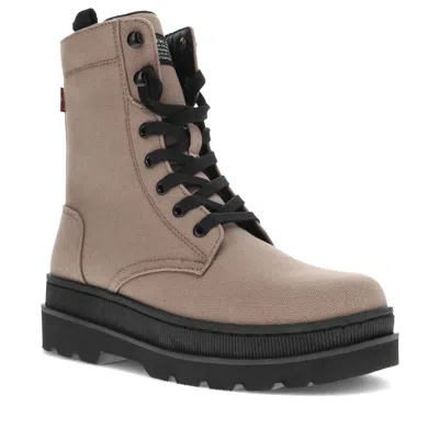 Levi's Womens Eliana Neo Canvas Fashion Platform Boot In Animal Print