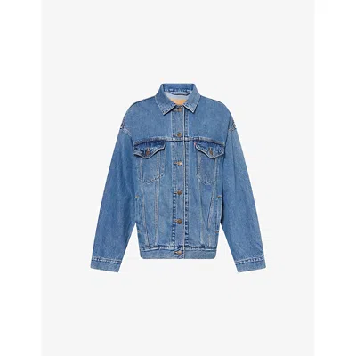 Levi's Womens Hold My Purse Xl Denim Trucker Jacket