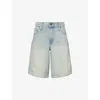 Levi's Womens I Told You Baggy Dad Loose-fit Denim Jorts