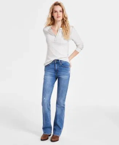 Levi's Levis Womens Jakob Henley 725 Bootcut Jeans In Cast Shadows