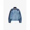 Levi's Women's 90s Western Piece Trucker Jacket In Blue