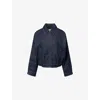 Levi's Womens Blue Ivy League Long-sleeve Denim Jacket In Blue