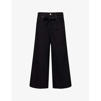 Levi's Womens Now Hear Me Xl Loose-fit Denim Culotte Jeans