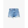 Levi's Womens Oxnard Athens 501® Original High-rise Denim Shorts