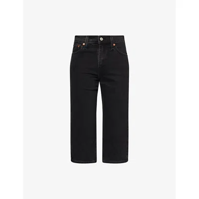 Levi's Womens Shes In The Zone Wedgie High-rise Capri Denim Jeans