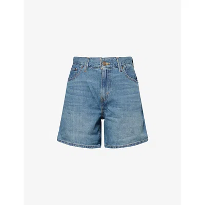 Levi's Womens Stop Flaxing High-rise Baggy Lightweight Denim Shorts