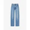 Levi's Womens Sweetest Taboo 501® 90's Ankle Straight-leg Denim Jeans