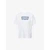 Levi's Womens Vintage Indigo White Vintage Logo Graphic-print Cotton T-shirt