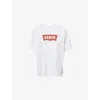 Levi's Womens Vintage Chili Oil White Vintage Logo Graphic-print Cotton T-shirt