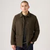 Levi's Wool Blend Chore Jacket In Green