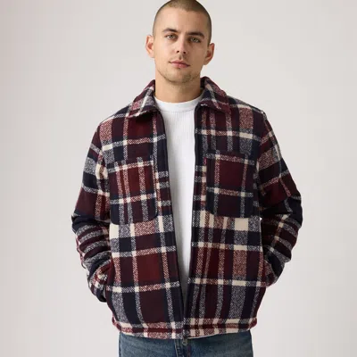 Levi's Wool Blend Shacket In Multi