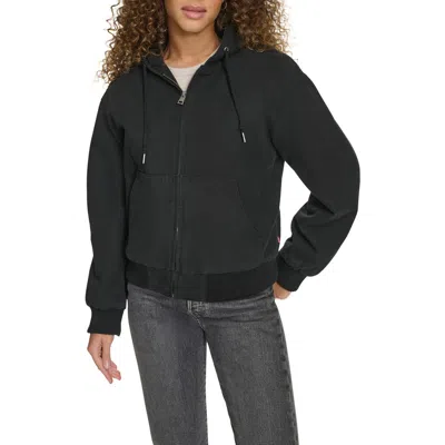 Levi's® Work Cotton Canvas Zip Jacket In Black