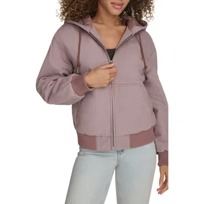 Levi's® Work Cotton Canvas Zip Jacket In Purple Dove
