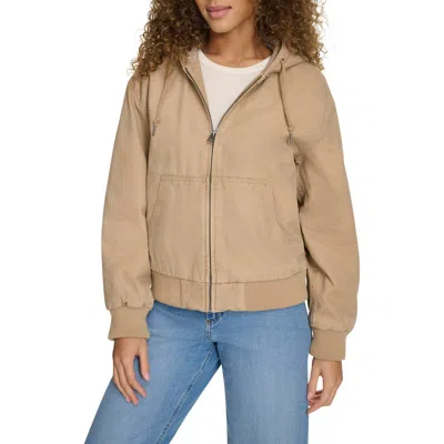 Levi's® Work Cotton Canvas Zip Jacket In Tan