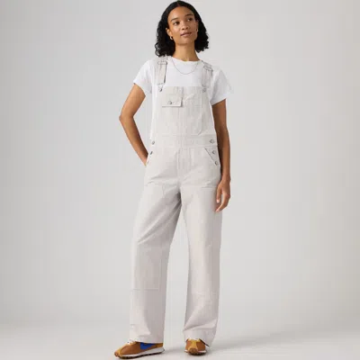 Levi's Workwear Baggy Overalls In Neutral