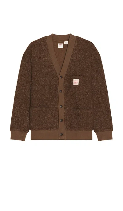 Levi's Workwear Cardigan In Brown