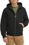 Levi's® Workwear Hooded Bomber In Black
