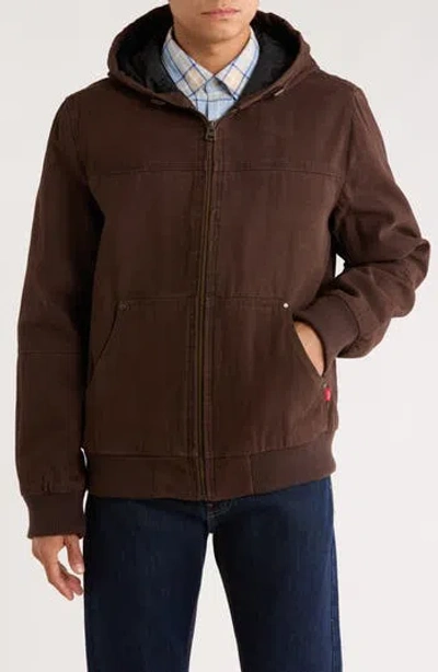 Levi's® Workwear Hoodie In Brown