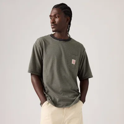 Levi's Short Sleeve Workwear Tee In Green