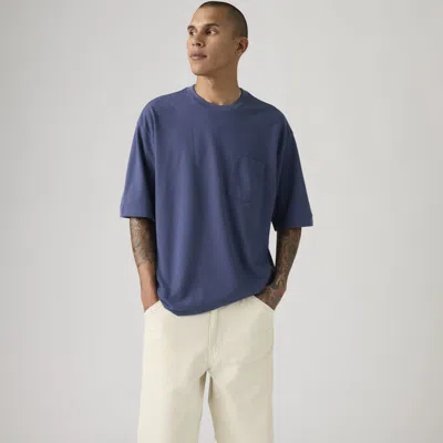 Levi's Workwear Pocket Tee In Blue