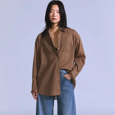 Levi's Woven Button Down Shirt In Brown
