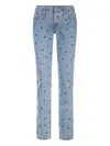 Levi's X 10 Corso Como Embroidered Jeans In Blue