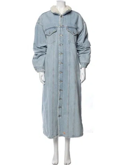 Pre-owned Levi's X Erl Coat In Blue