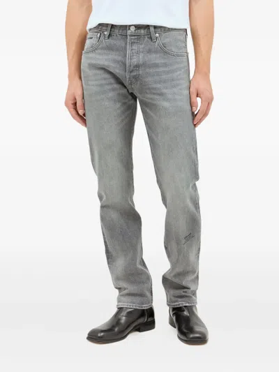 Levi's X Jjjjound Logo-patch Jeans In Gray