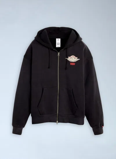 Levi's X Jordan Full Zip Hoodie In Black