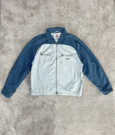 Pre-owned Levis X Levis Made Crafted Vintage Bomber Levi's Strauss Since 1858 Made In Korea In Blue