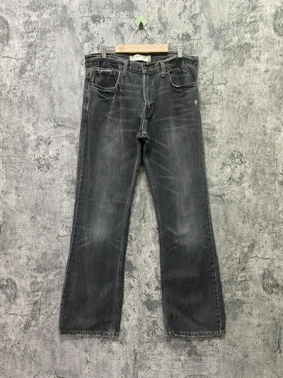 Pre-owned Levis X Levis Vintage Clothing Vintage Levis 527 Low Bootcut/flared Jeans In Black