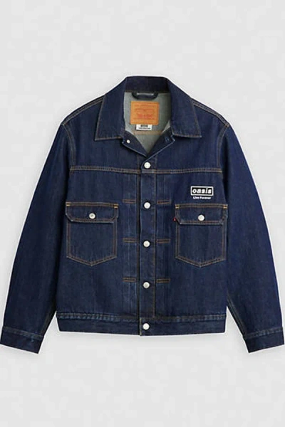 Levi's X Oasis Type Ii Trucker Jacket In Multi