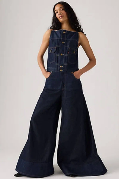 Levi's X Sacai Denim Jumpsuit In Blue