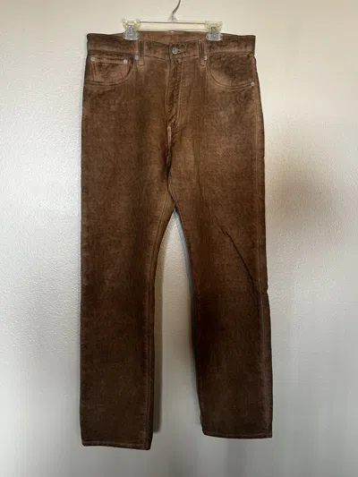 Pre-owned Levis X Stussy Levi's Dyed Jacquared Jean In Brown