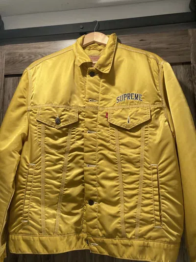 Pre-owned Levis X Supreme Levi's Yellow Jacket