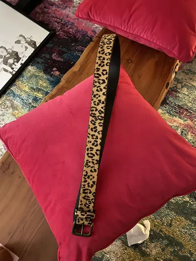 Pre-owned Levis X Supreme Levis Leopard Print Fur Belt - 2012 In Multi