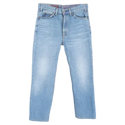 Levi's X Valentino Garavani Regular Fit Jeans In Blue Cotton