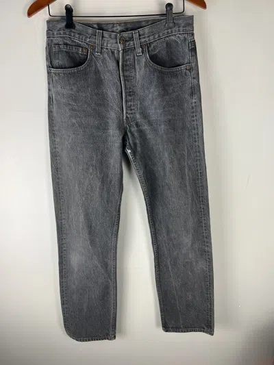 Pre-owned Levis X Vintage Gray Levis 501 Denim Jeans Made In Usa