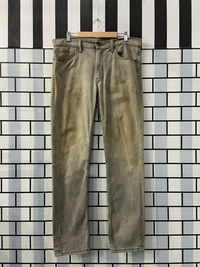 Pre-owned Levis X Vintage Levi's 511 Dirty Grey Denim Pants 36x34